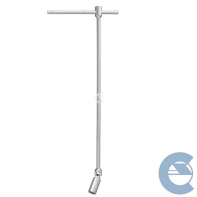 SVITACANDELE-FERVI-ESOLVER.jpg Fervi 0359/16l Chiave Svitacandele Snodata A T Per Candele Da 16 Mm. Lunghezza 530 Mm. Acciaio Cr